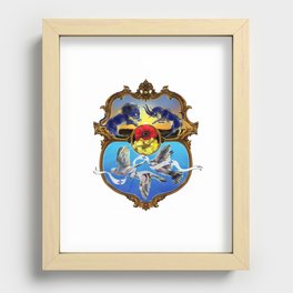 Personalised coat of arms commission Recessed Framed Print