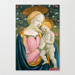 Madonna and Child by Domenico Veneziano, 15th Century Canvas Print