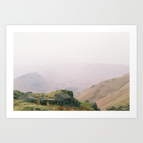 Misty Mountains Art Print