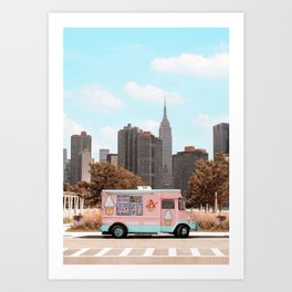 New York Ice Cream Art Print