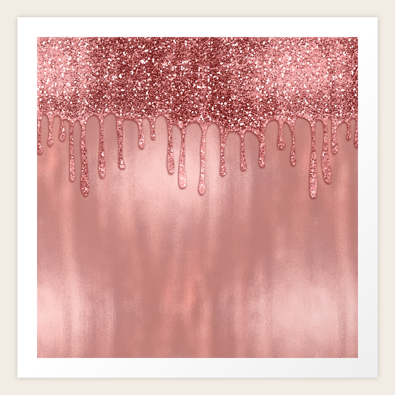 dripping in rose gold glitter art print by christyne society6 dripping in rose gold glitter art print by christyne