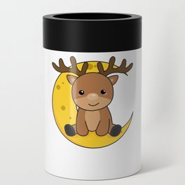 Moon Deer Cute Animals For Kids For The Night Can Cooler