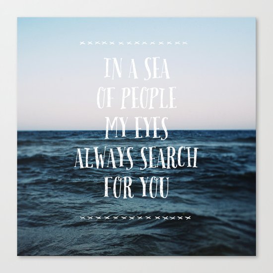 Sea of People Canvas Print