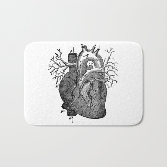 Heart Bath Mat
