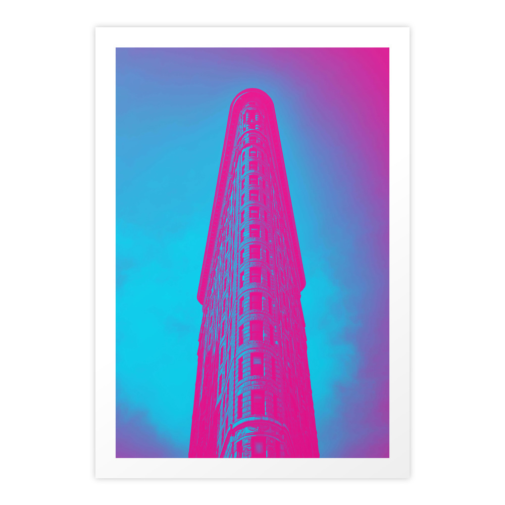 Flatiron Building, New York, United States 3b Art Print by asarstudios