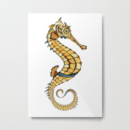Seahorse Metal Print