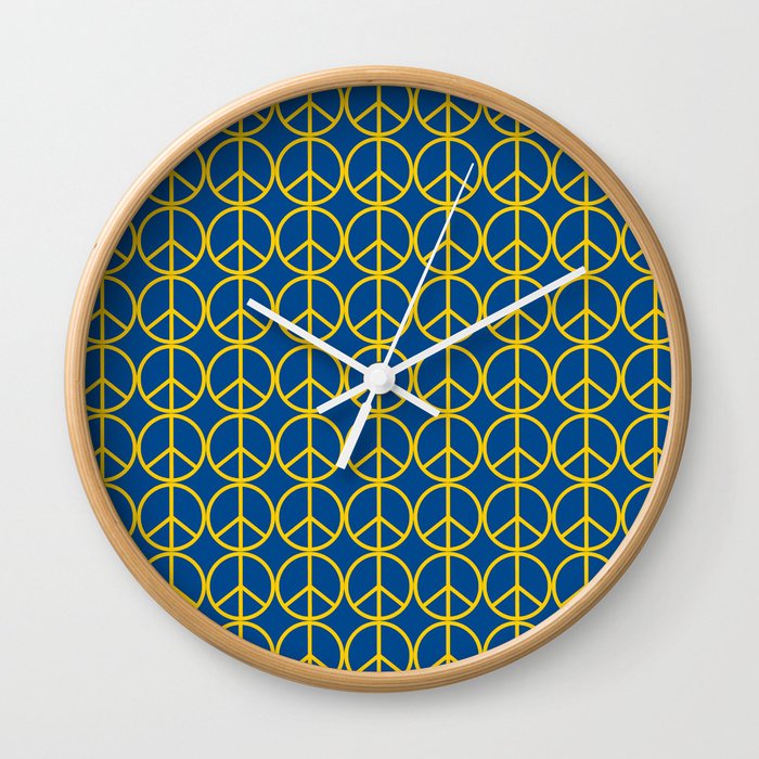 Symbol of peace 11 Wall Clock