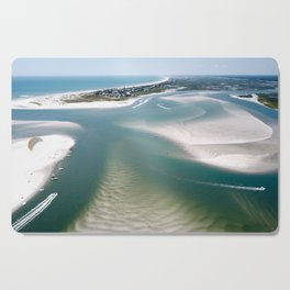 Rich's Inlet at the North End of Figure 8 Island | Wilmington NC Cutting Board