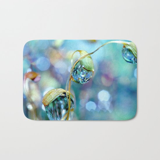Rainbow Moss Drops Bath Mat