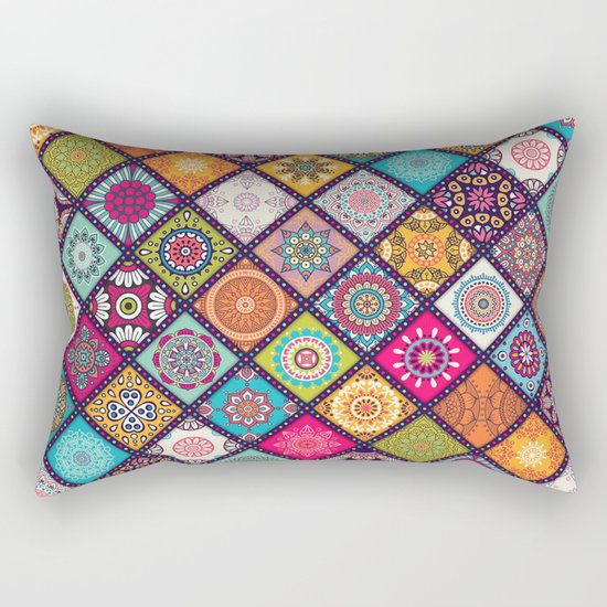 Pattern motif Rectangular Pillow