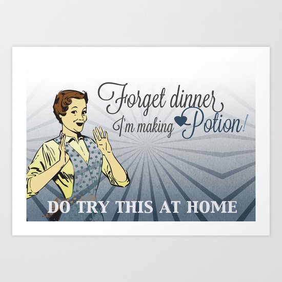 Making Potion Art Print