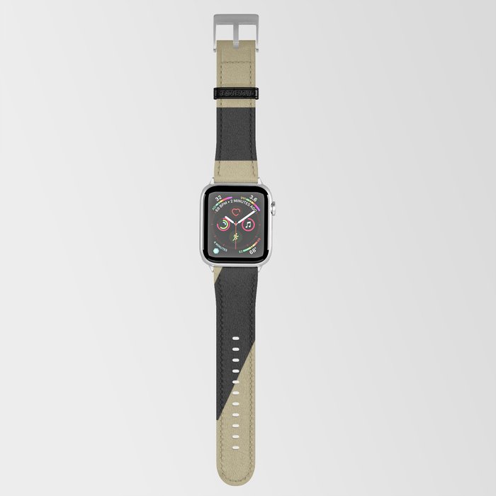 Number 7 (Black & Sand) Apple Watch Band