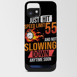 Speed Limit Sign Race Car Racer Street Racing iPhone Card Case