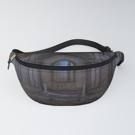 Gothic building in a dark forest Fanny Pack