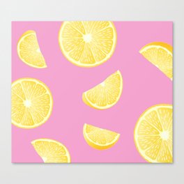 Pull up with a Lemon Canvas Print