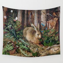 A Hare in the Forest  Wall Tapestry