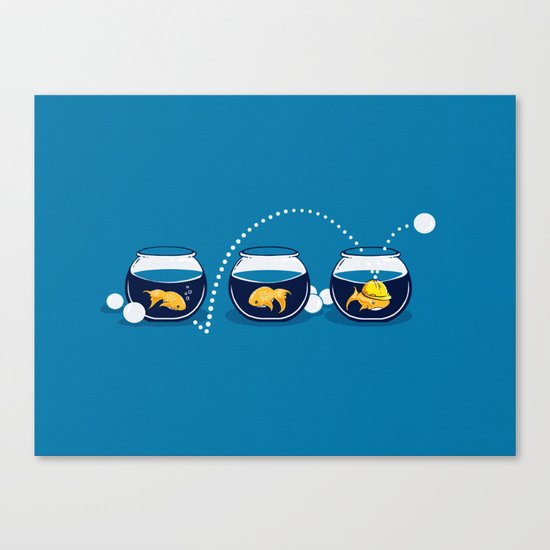 Prepared Fish Canvas Print