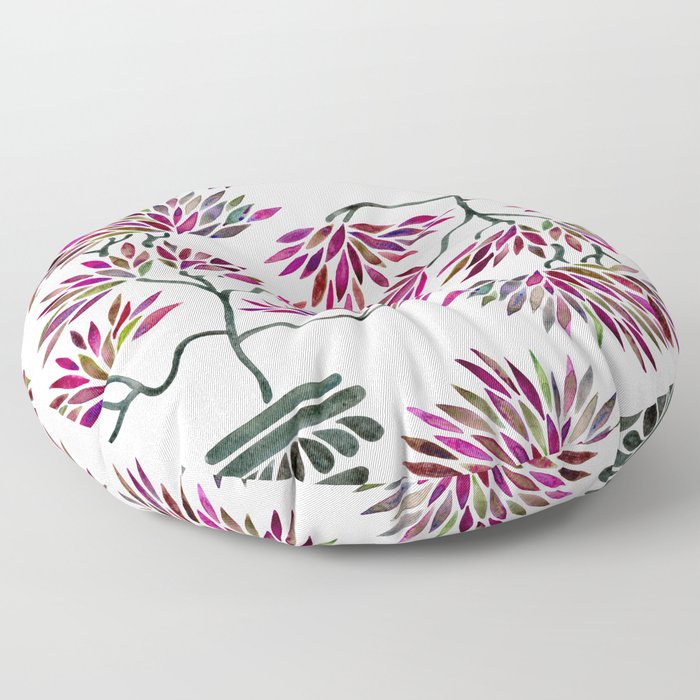 Bonsai Tree – Fuchsia Palette Floor Pillow