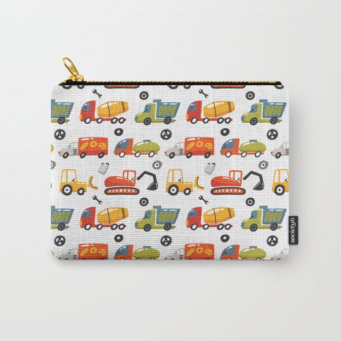 Trucks Pattern Carry-All Pouch
