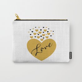 Love is Gold Carry-All Pouch