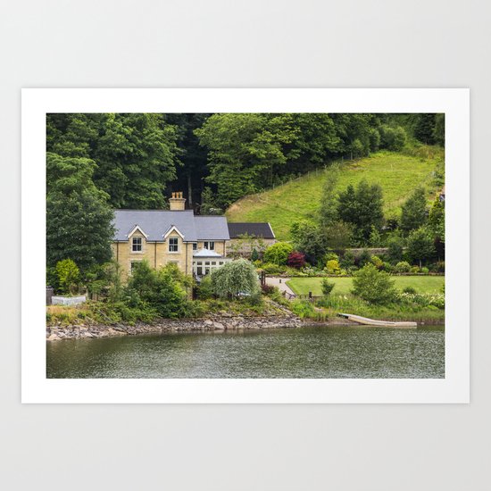 Across the lake Art Print