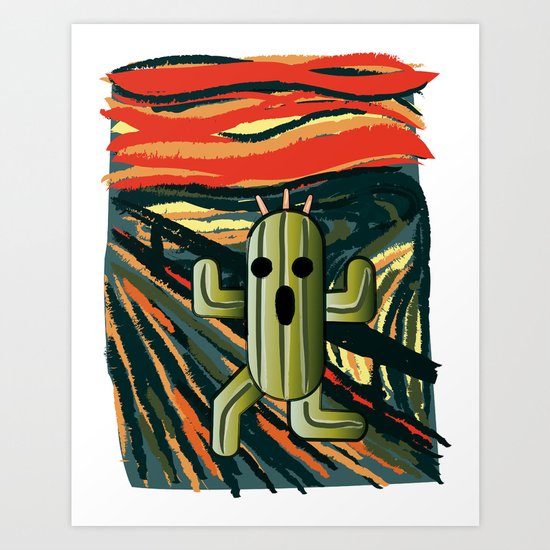 Cactilion Art Print