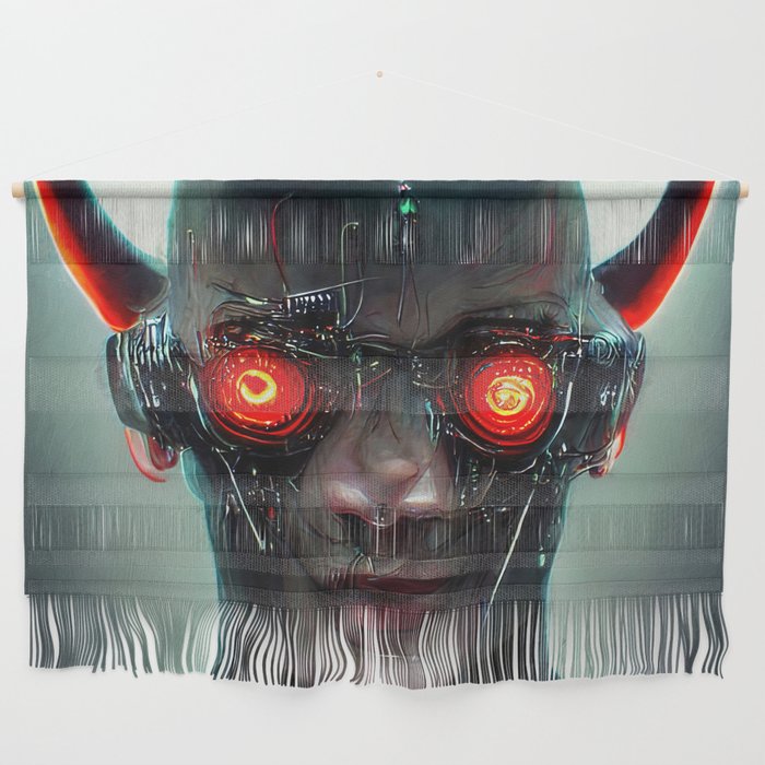 Cyber Devil Wall Hanging