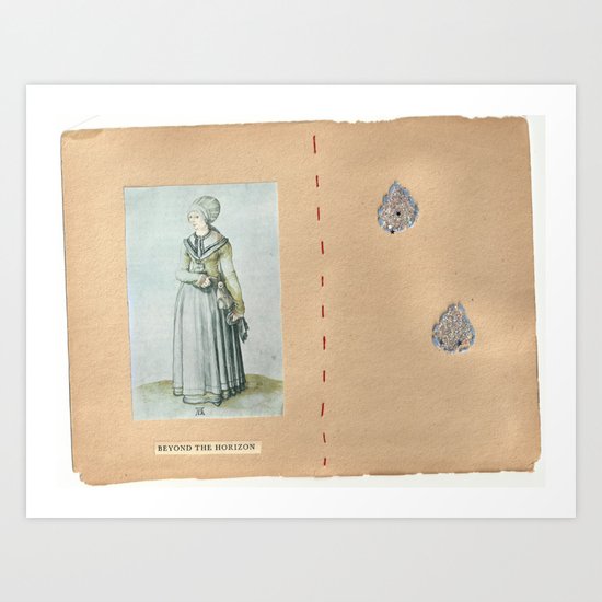 beyond the horizon Art Print