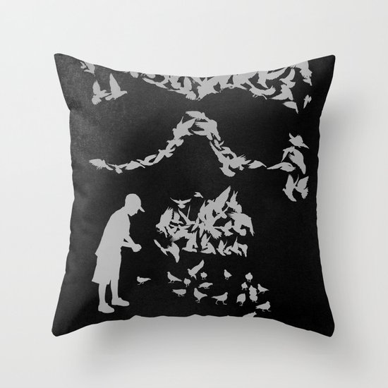 Pigeonholed Throw Pillow