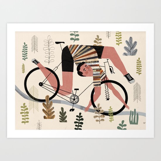 Mountain Bike Art Print