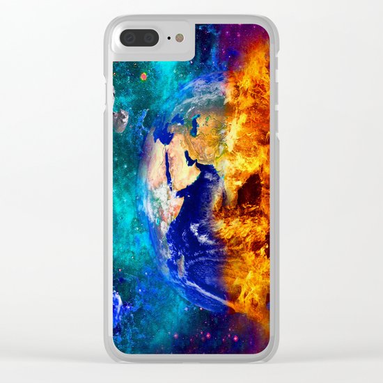 TOO LATE Clear iPhone Case