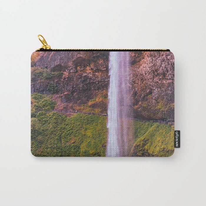 Waterfall in Oregon | Travel Photography | PNW Carry-All Pouch