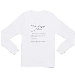 Law of Book Reading Long Sleeve T-shirt
