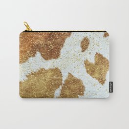 Golden Cowhide with a Heart [ii.2021] Carry-All Pouch