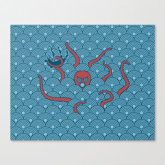 The Last Kraken Canvas Print