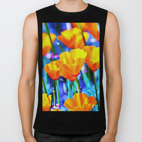 The Poppy Field. © J. Montague. Biker Tank