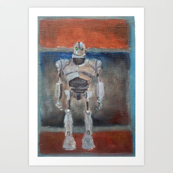 Iron Giant and Rothko Art Print