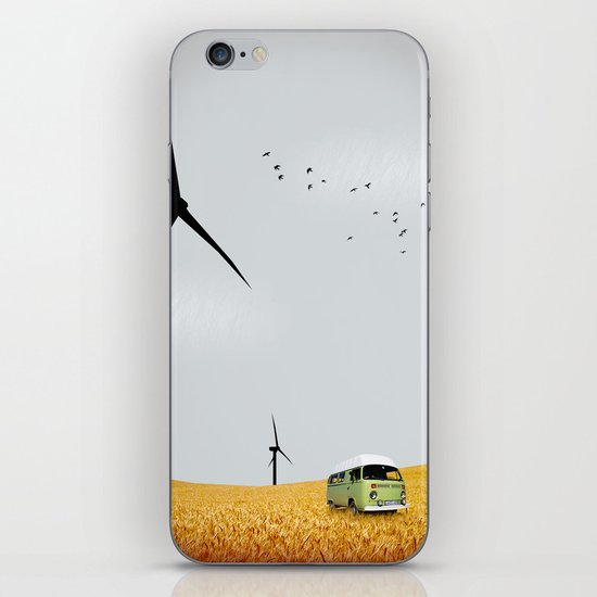 green wagon iPhone & iPod Skin