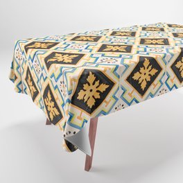 Vintage azulejos, traditional Portuguese tiles Tablecloth