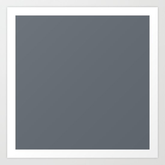 Pebble Gray Art Print