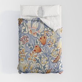 William Morris Golden Lily Victorian Wallpaper Duvet Cover