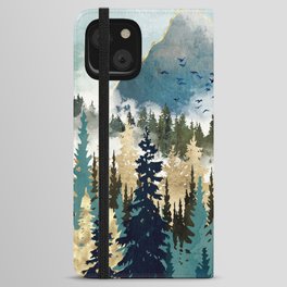Misty Pines iPhone Wallet Case