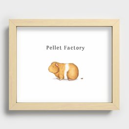 Pellet Factory - Guinea Pig Poop Recessed Framed Print