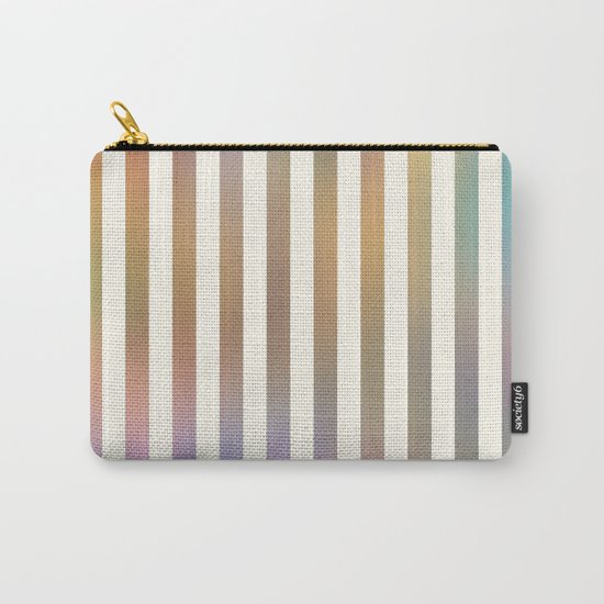 Striped Pattern in Pastel Colors Carry-All Pouch