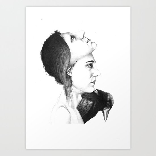 Goodbye Horses Art Print
