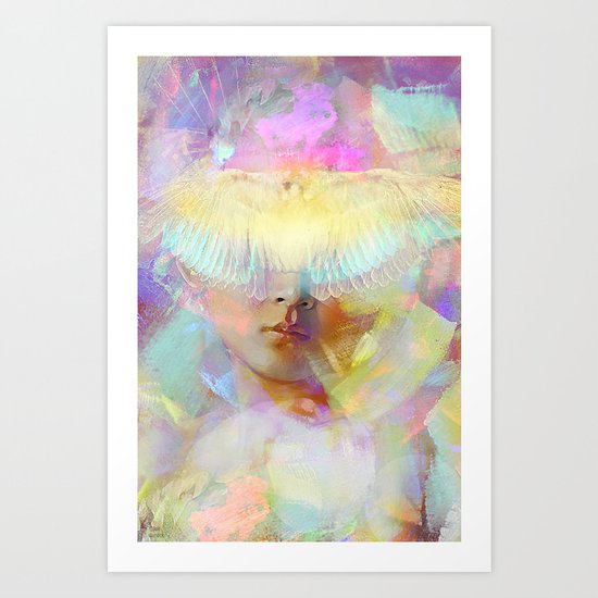 The look of the innocence Art Print