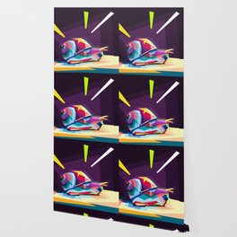 Snail Pop Art Wallpaper