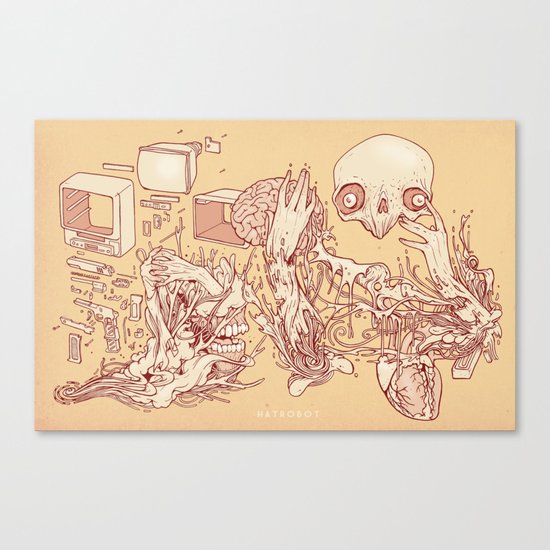 Deconstructed Canvas Print