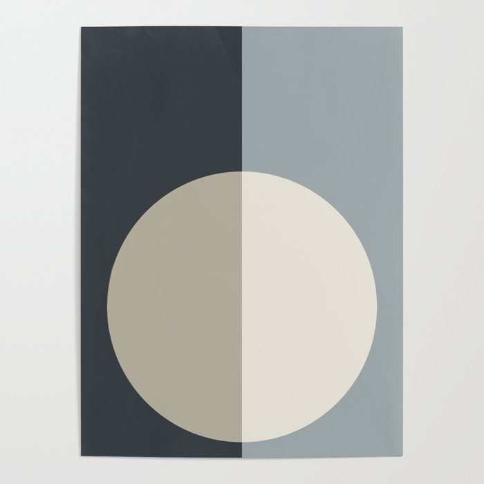 Color Block Abstract XX Poster