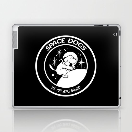Space Dogs sygil Laptop & iPad Skin